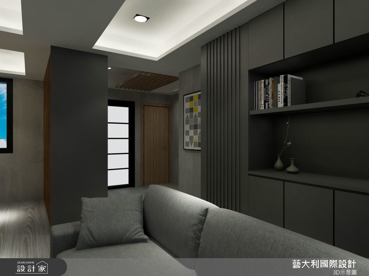 26坪老屋(31~40年)＿現代風客廳案例圖片＿藝大利國際設計＿藝大利_27之3