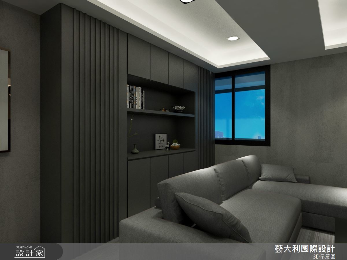 26坪老屋(31~40年)＿現代風客廳案例圖片＿藝大利國際設計＿藝大利_27之4