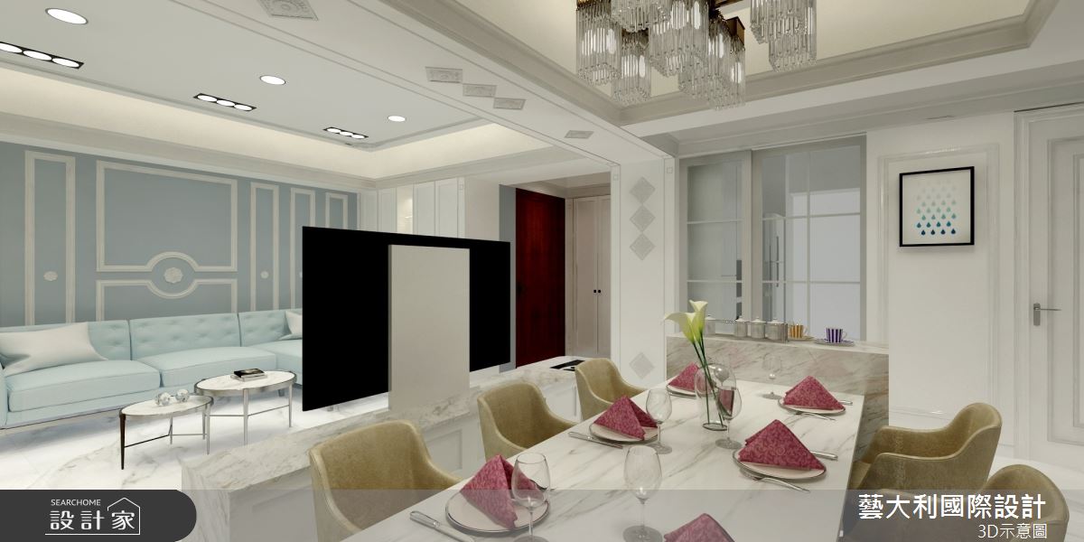 40坪預售屋＿新古典餐廳案例圖片＿藝大利國際設計＿藝大利_28之9