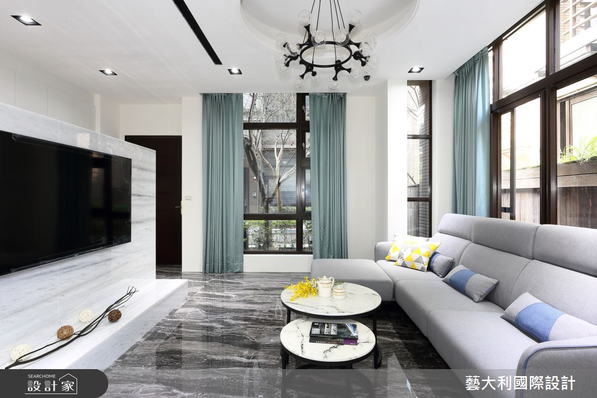 88坪新成屋(5年以下)＿現代風客廳案例圖片＿藝大利國際設計＿藝大利_29之8