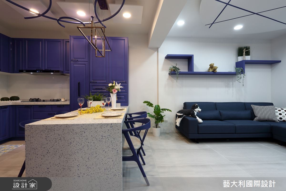 26坪老屋(31~40年)＿現代風客廳餐廳廚房案例圖片＿藝大利國際設計＿藝大利_30之11