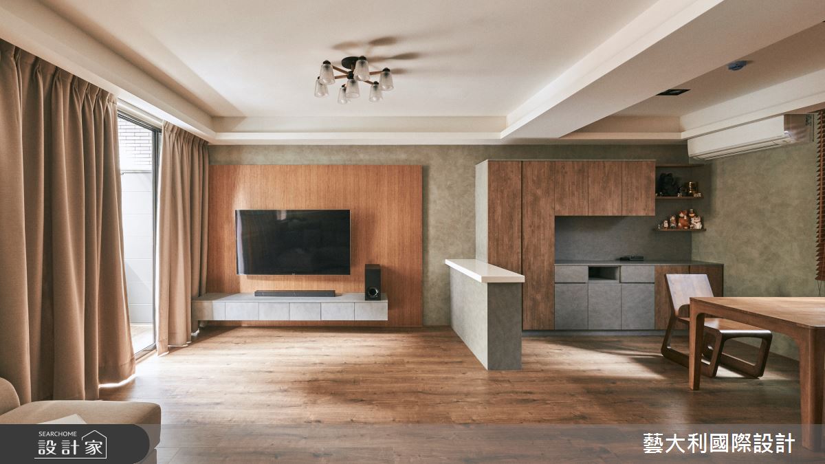 26坪老屋(31~40年)＿現代簡約風客廳案例圖片＿藝大利國際設計＿藝大利_31之2