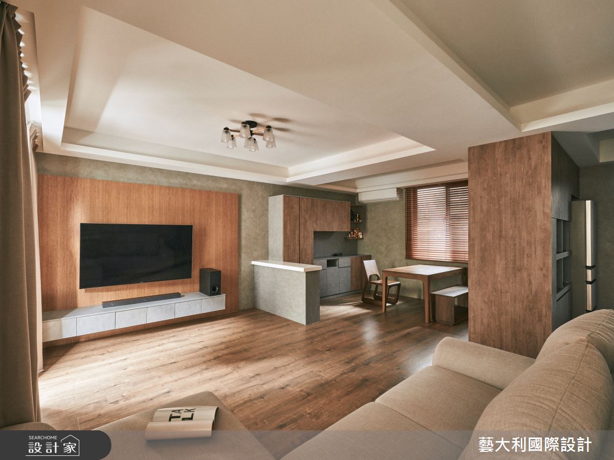 26坪老屋(31~40年)＿現代簡約風客廳案例圖片＿藝大利國際設計＿藝大利_31之3
