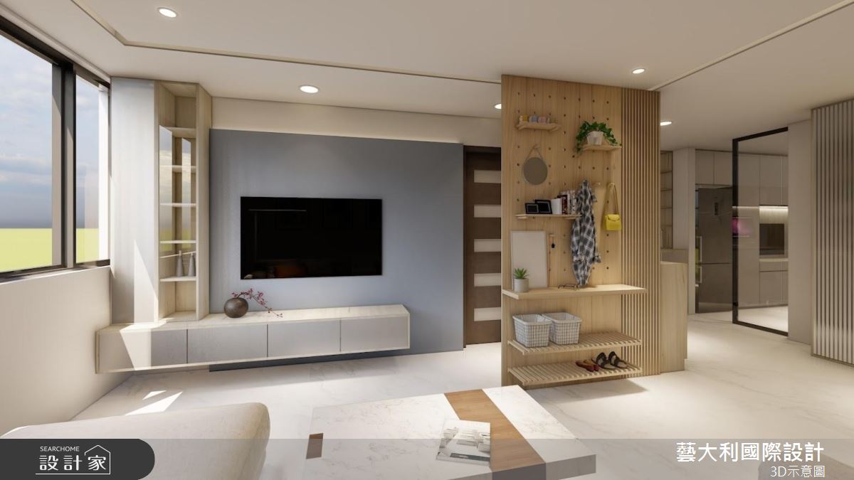 25坪老屋(31~40年)＿現代風客廳案例圖片＿藝大利國際設計＿藝大利_32之126