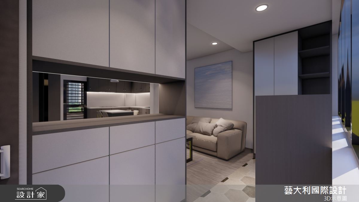 25坪老屋(31~40年)＿現代風玄關案例圖片＿藝大利國際設計＿藝大利_34之1