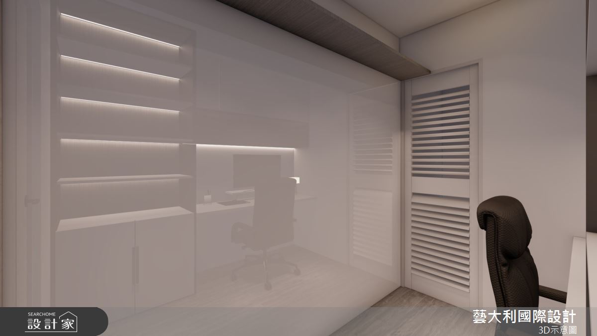 25坪老屋(31~40年)＿現代風書房案例圖片＿藝大利國際設計＿藝大利_34之9
