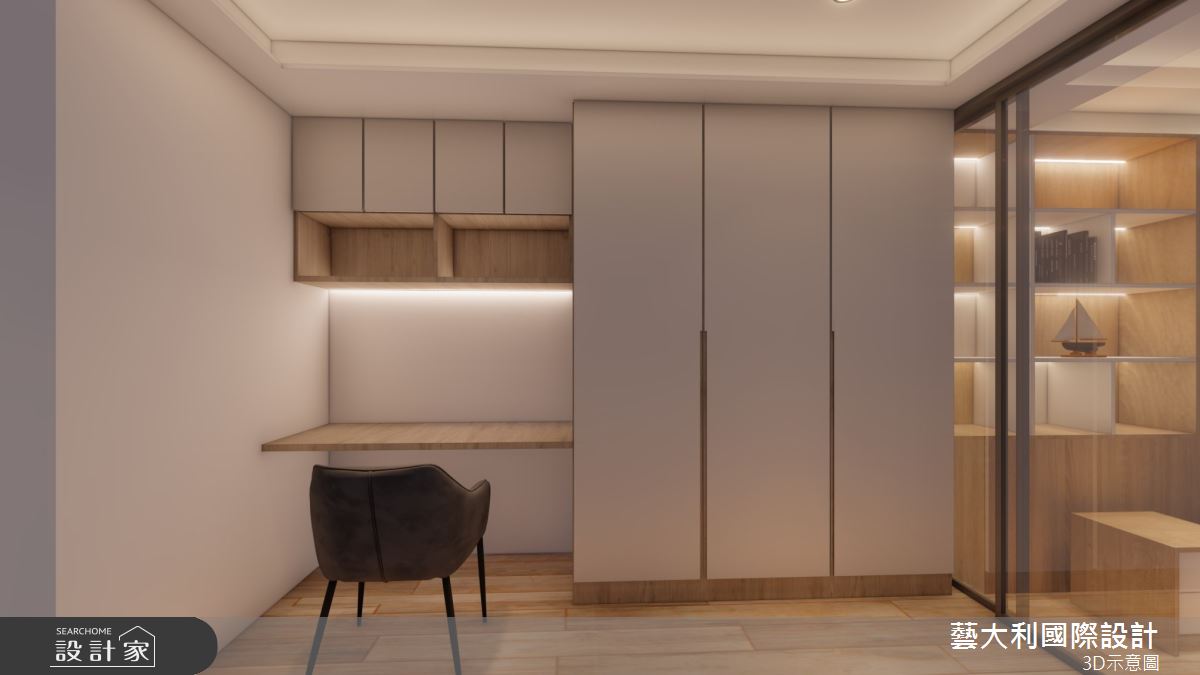 25坪老屋(41~50年)＿現代風書房多功能室案例圖片＿藝大利國際設計＿藝大利_35之9