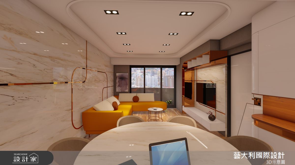 35坪老屋(31~40年)＿奢華風餐廳案例圖片＿藝大利國際設計＿藝大利_36之5