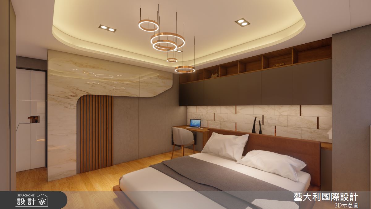 35坪老屋(31~40年)＿奢華風臥室案例圖片＿藝大利國際設計＿藝大利_36之11