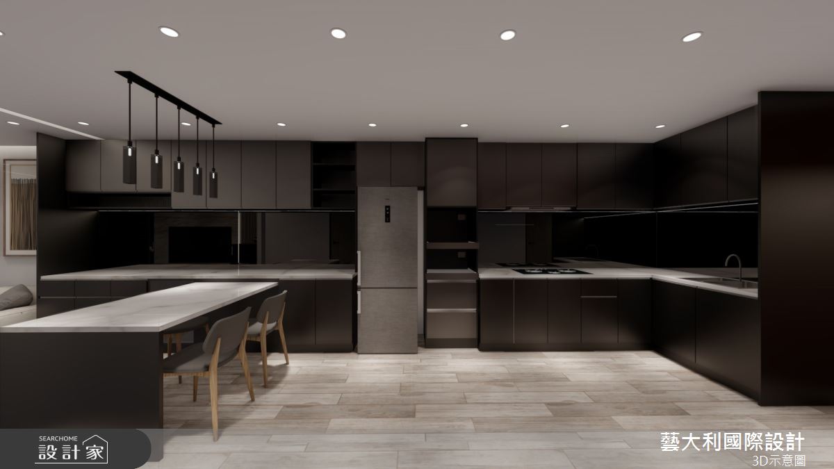 25坪老屋(41~50年)＿現代風餐廳廚房案例圖片＿藝大利國際設計＿藝大利_37之7