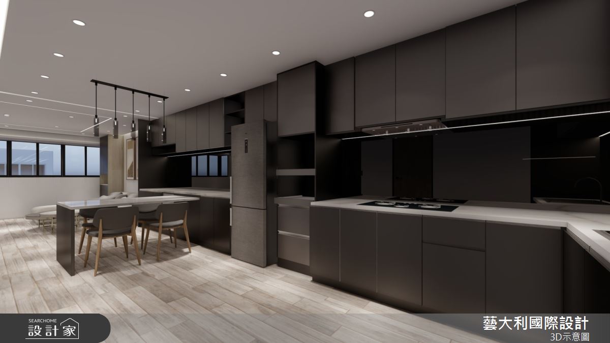 25坪老屋(41~50年)＿現代風餐廳廚房案例圖片＿藝大利國際設計＿藝大利_37之6