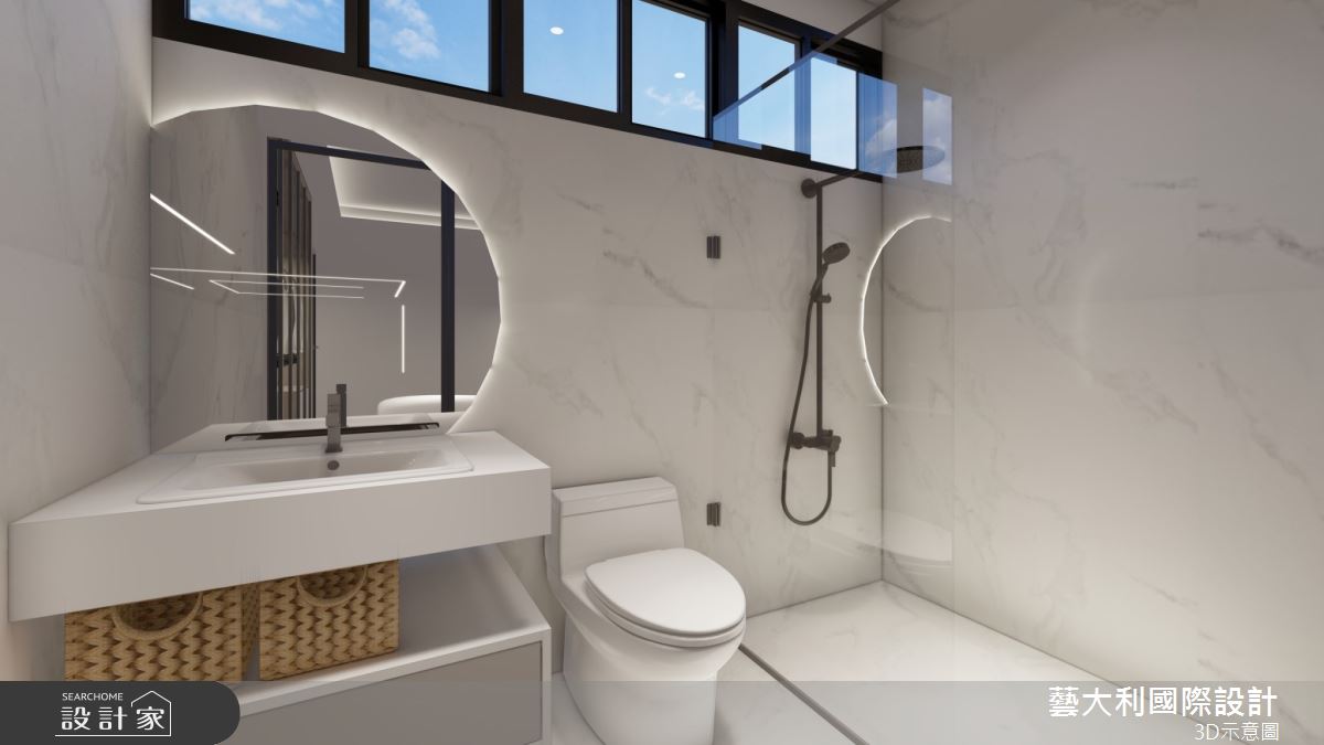 25坪老屋(41~50年)＿現代風浴室案例圖片＿藝大利國際設計＿藝大利_37之10