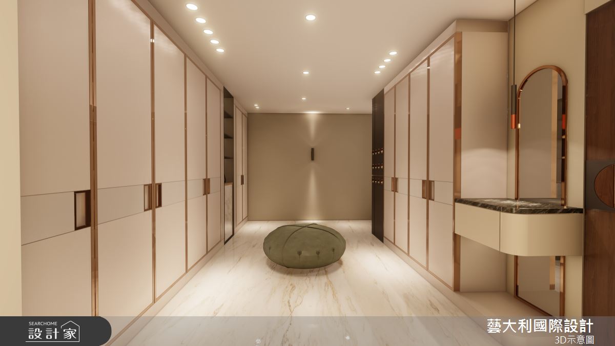80坪毛胚屋＿奢華風玄關案例圖片＿藝大利國際設計＿藝大利_39之3