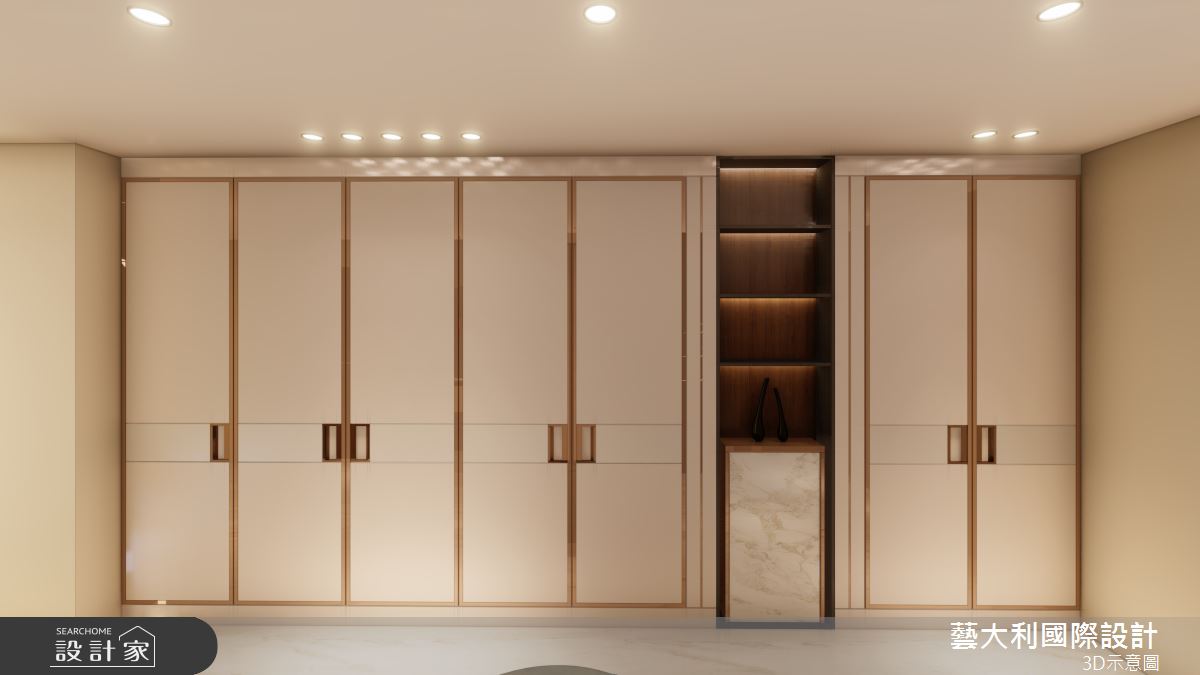 80坪毛胚屋＿奢華風玄關案例圖片＿藝大利國際設計＿藝大利_39之4