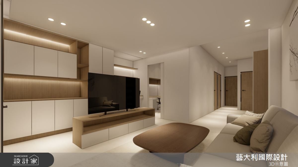 30坪老屋(41~50年)＿現代風客廳案例圖片＿藝大利國際設計＿藝大利_40之3