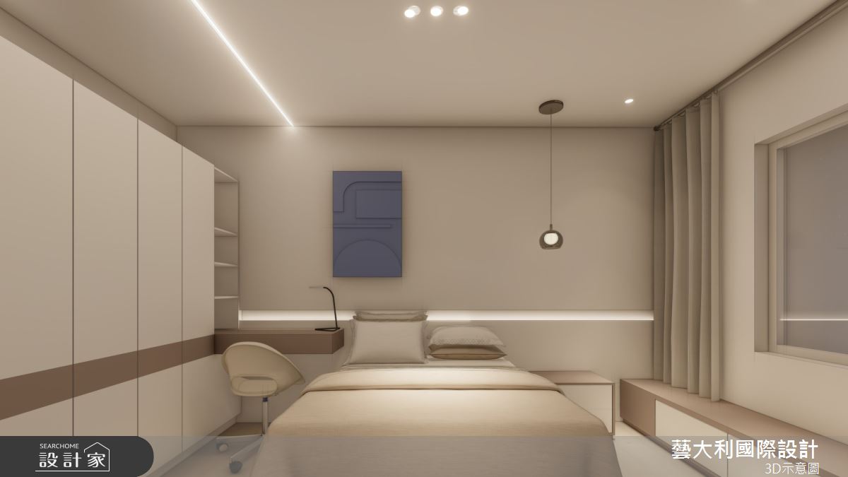 36坪老屋(41~50年)＿現代風臥室案例圖片＿藝大利國際設計＿藝大利_41之17