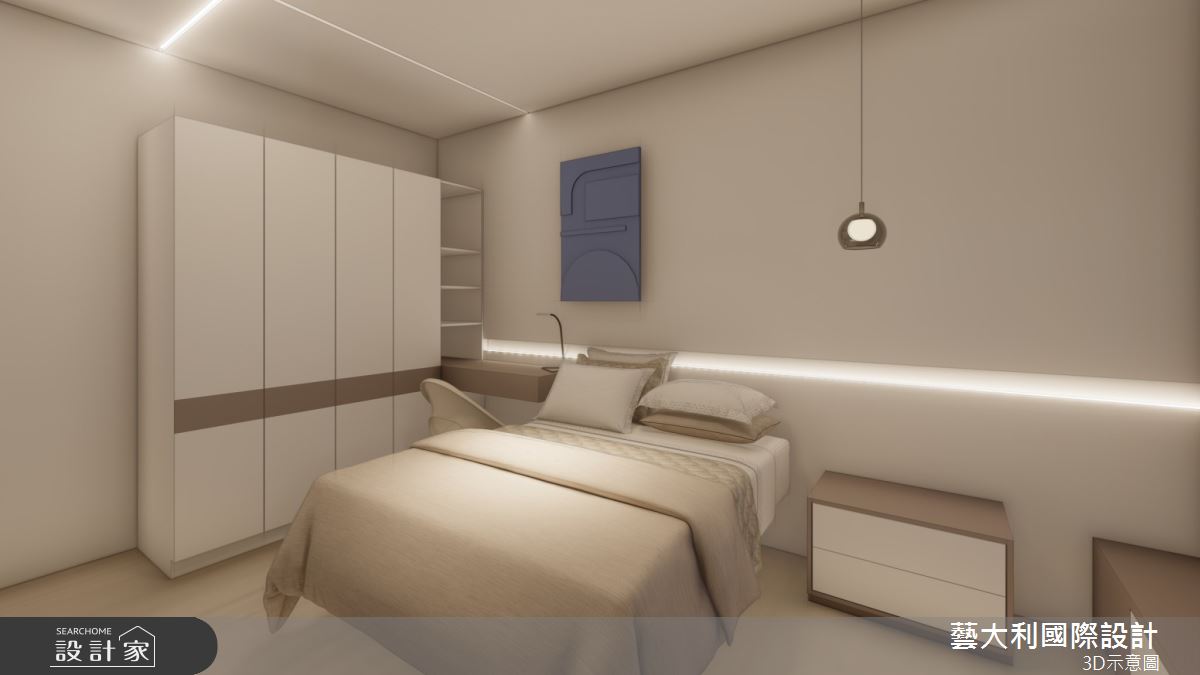 36坪老屋(41~50年)＿現代風臥室案例圖片＿藝大利國際設計＿藝大利_41之18