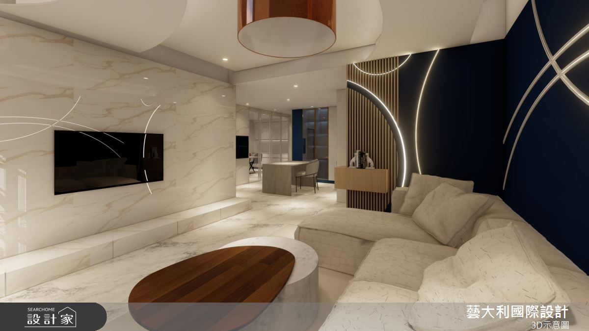 36坪老屋(31~40年)＿飯店風客廳案例圖片＿藝大利國際設計＿藝大利_42之7