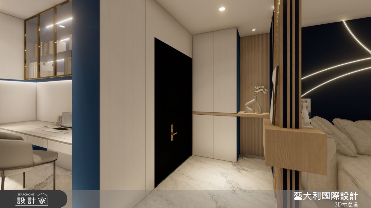 36坪老屋(31~40年)＿飯店風玄關案例圖片＿藝大利國際設計＿藝大利_42之1