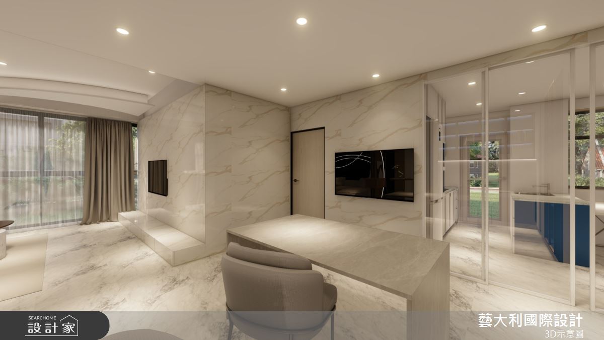 36坪老屋(31~40年)＿飯店風書房案例圖片＿藝大利國際設計＿藝大利_42之10