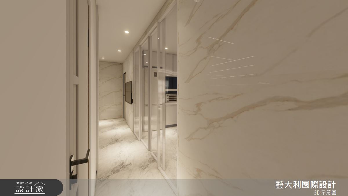 36坪老屋(31~40年)＿飯店風走廊案例圖片＿藝大利國際設計＿藝大利_42之18