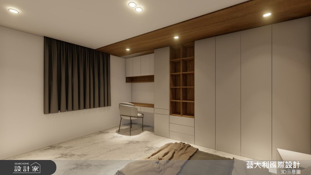 36坪老屋(31~40年)＿飯店風客房案例圖片＿藝大利國際設計＿藝大利_42之23