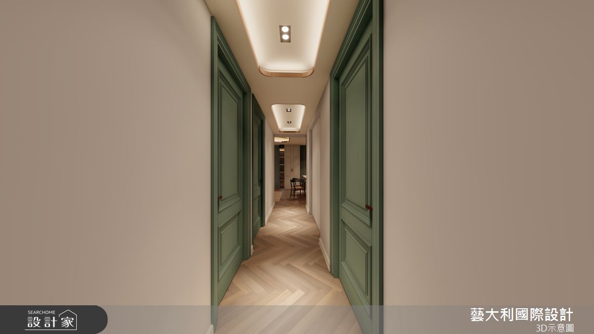 30坪＿法式風走廊案例圖片＿藝大利國際設計＿藝大利_43之12