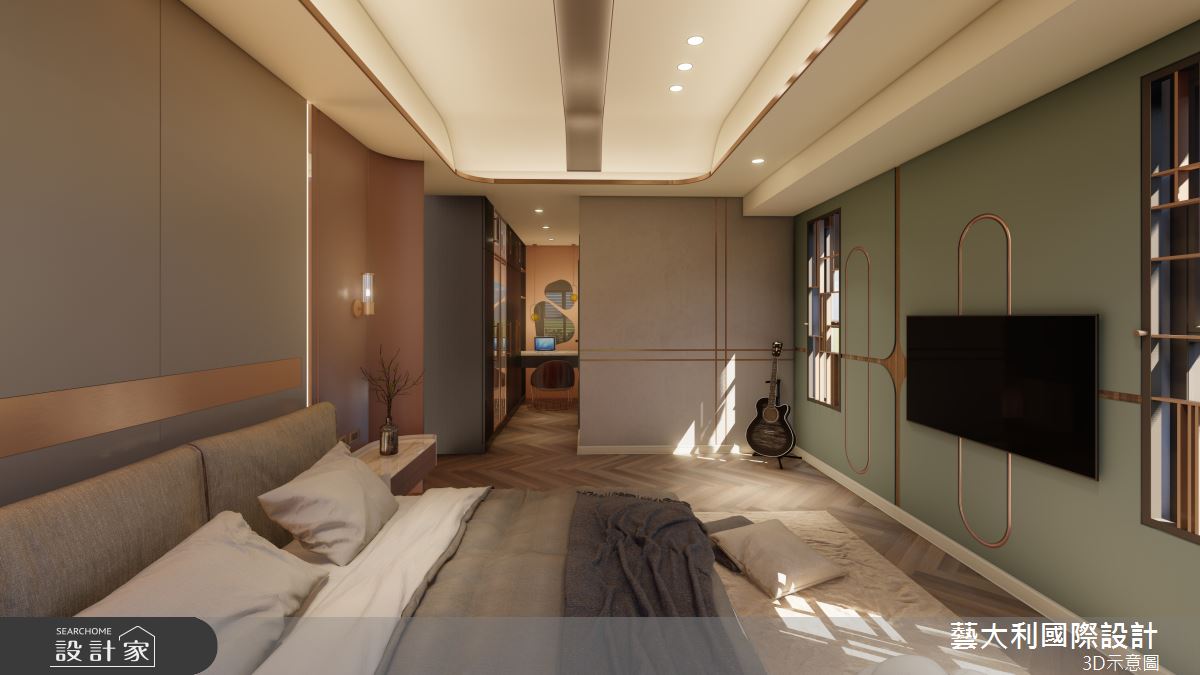 30坪＿法式風臥室案例圖片＿藝大利國際設計＿藝大利_43之15