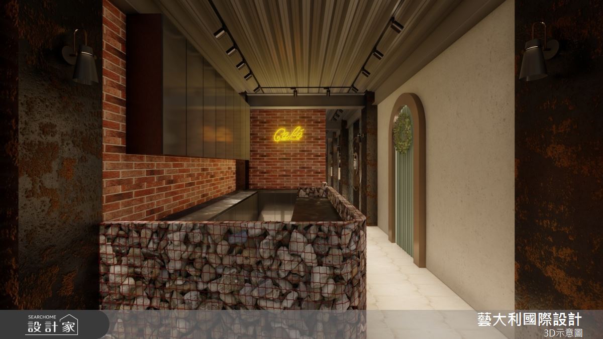 136坪＿復古風商業空間案例圖片＿藝大利國際設計＿藝大利_47.苑裡咖啡-民宿一樓之3