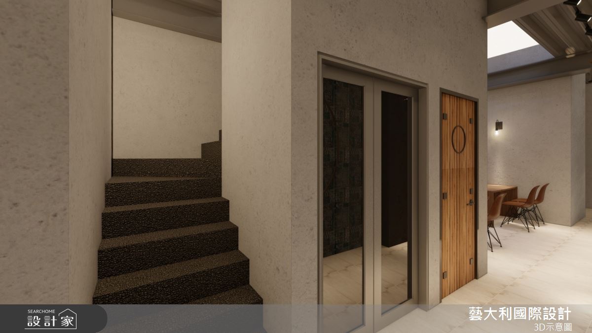 136坪＿復古風商業空間案例圖片＿藝大利國際設計＿藝大利_47.苑裡咖啡-民宿一樓之16