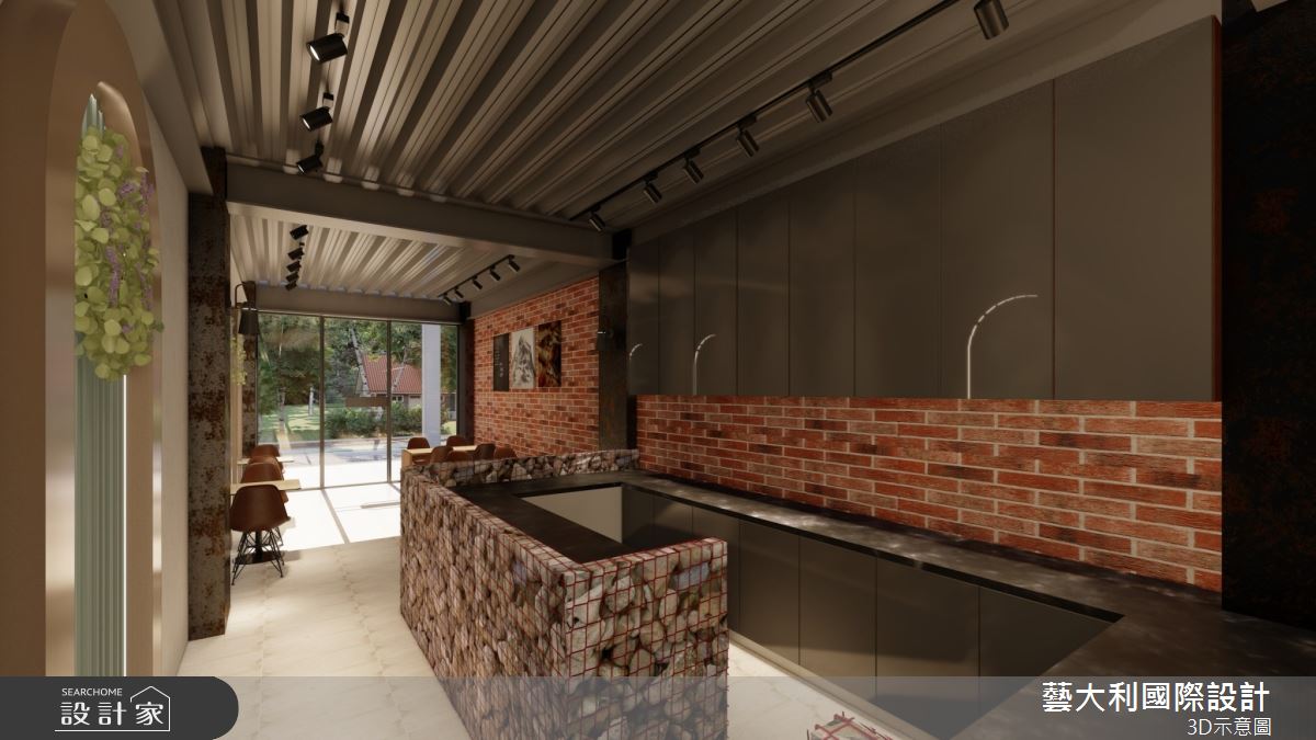 136坪＿復古風商業空間案例圖片＿藝大利國際設計＿藝大利_47.苑裡咖啡-民宿一樓之4