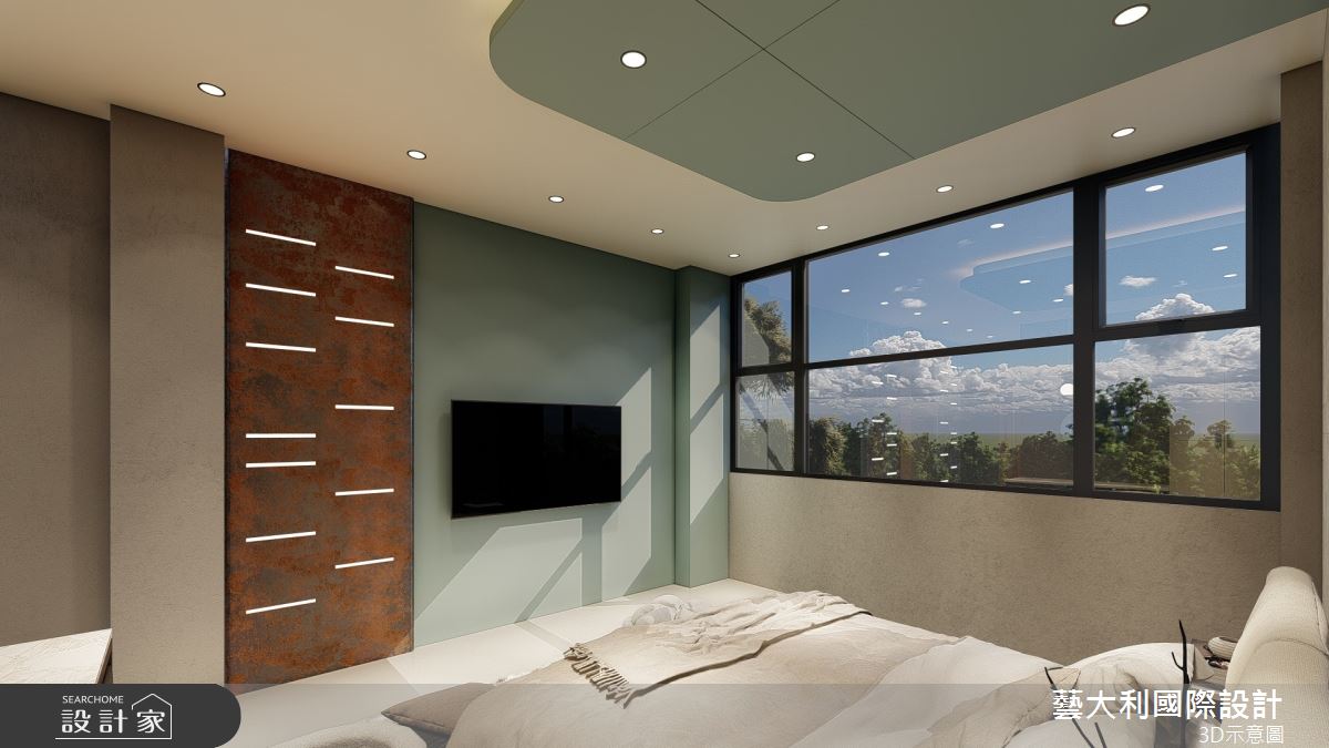 136坪＿復古風商業空間案例圖片＿藝大利國際設計＿藝大利_49.苑裡咖啡-民宿三樓之11