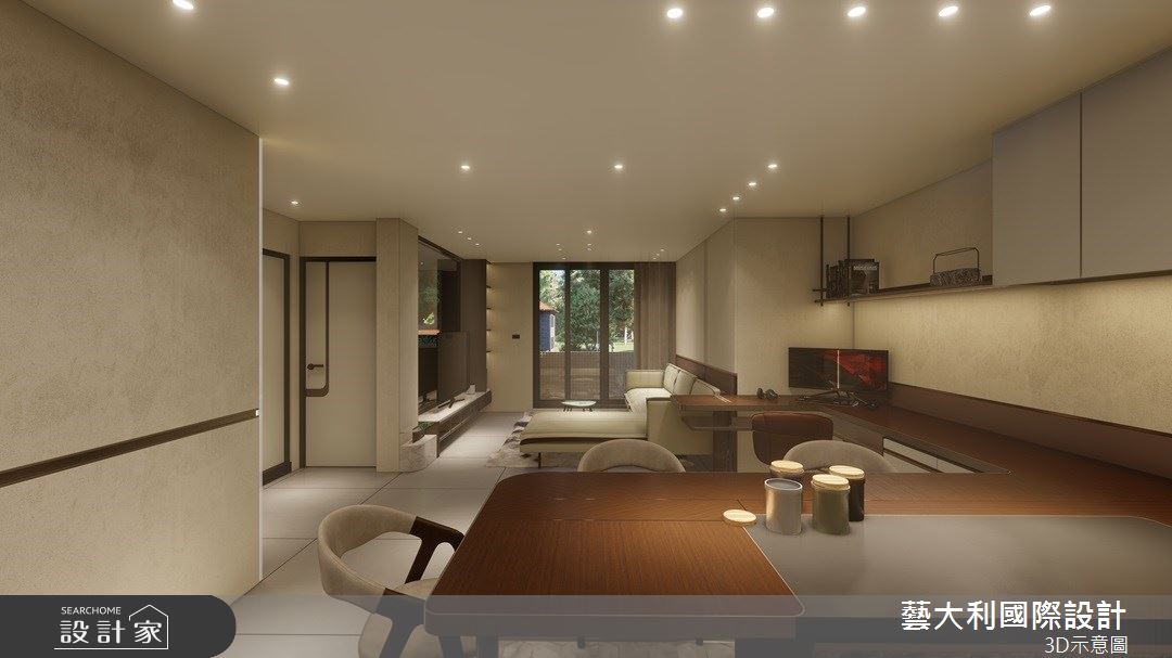 30坪老屋(31~40年)＿英仕風客廳餐廳案例圖片＿藝大利國際設計＿藝大利_50之4