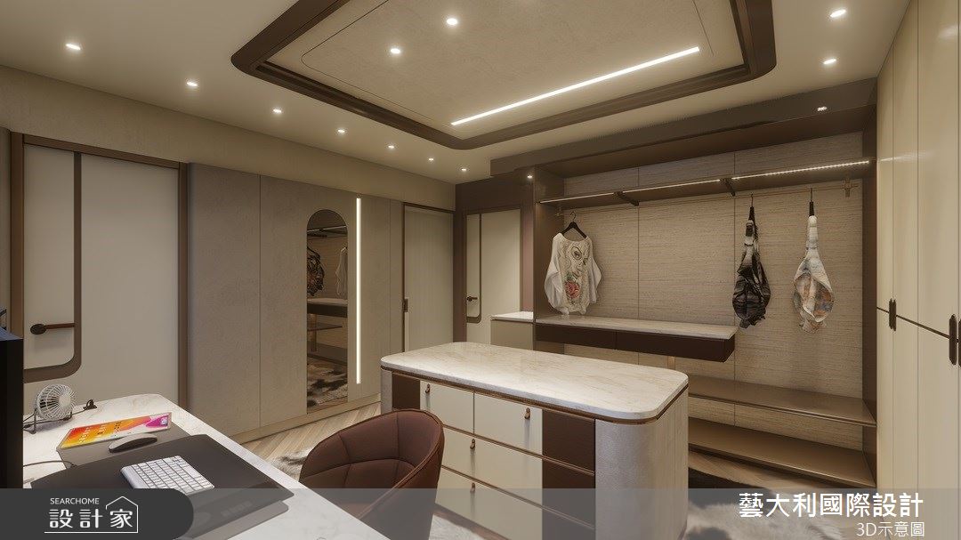 30坪老屋(31~40年)＿英仕風書房更衣間案例圖片＿藝大利國際設計＿藝大利_50之6