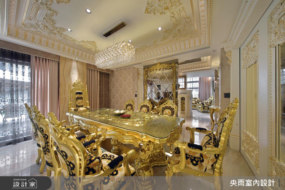 250坪新成屋(5年以下)＿歐式風格餐廳案例圖片＿央雨室內設計＿央雨_桃園龍潭_自地自建_歐式風格之8