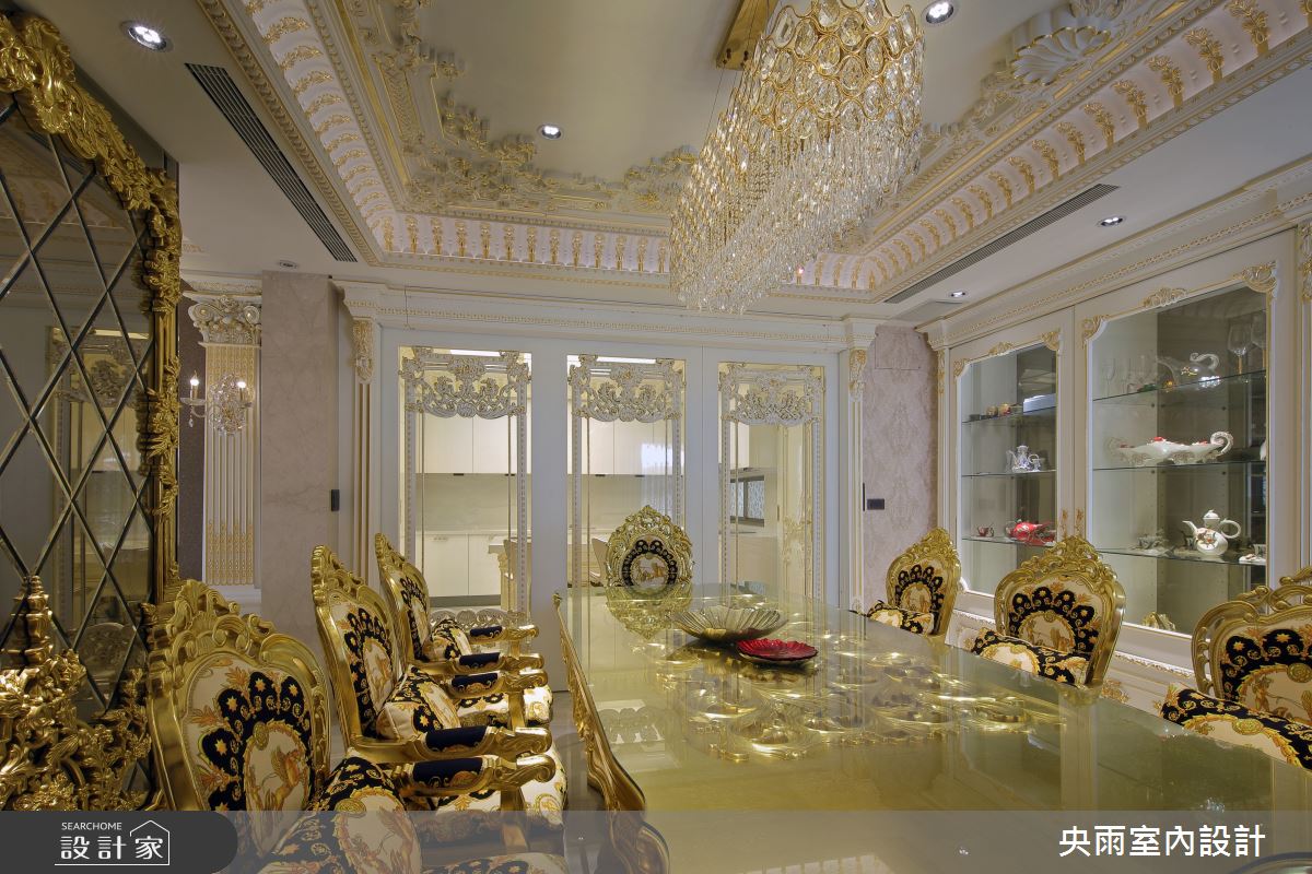 250坪新成屋(5年以下)＿歐式風格餐廳案例圖片＿央雨室內設計＿央雨_桃園龍潭_自地自建_歐式風格之10
