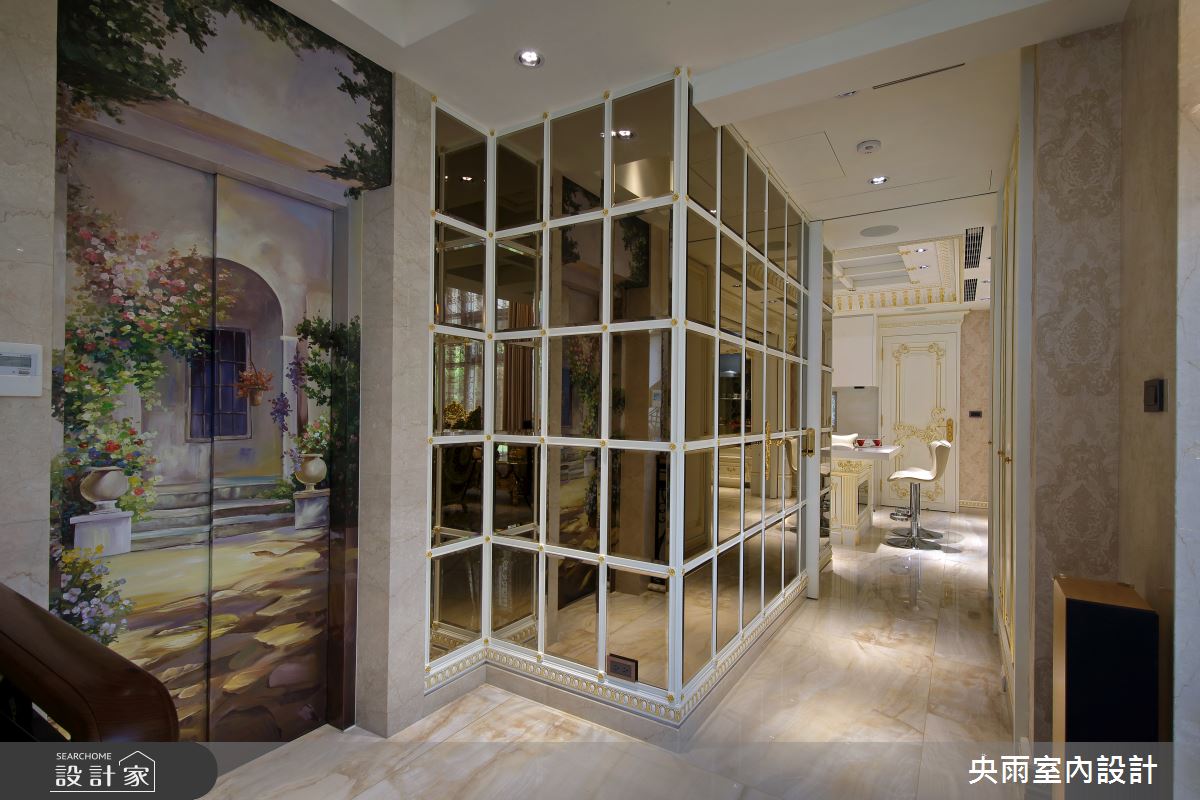 250坪新成屋(5年以下)＿歐式風格走廊案例圖片＿央雨室內設計＿央雨_桃園龍潭_自地自建_歐式風格之13