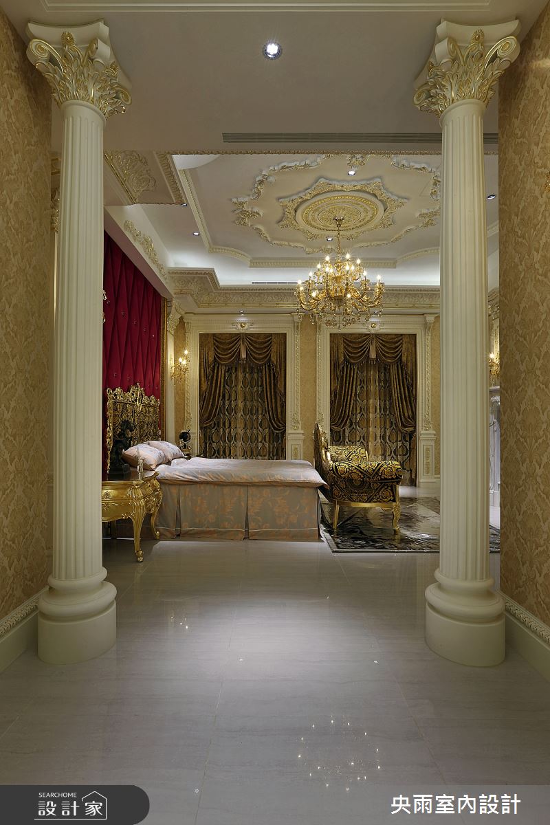 350坪新成屋(5年以下)＿歐式風格臥室案例圖片＿央雨室內設計＿央雨_啟德重機_竹北皇宮_歐式風格之20