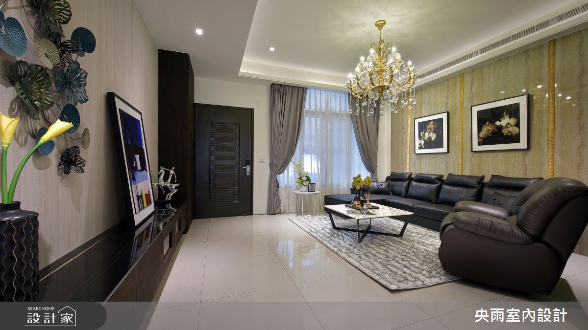 60坪新成屋(5年以下)＿人文風格客廳案例圖片＿央雨室內設計＿央雨_南投別墅_人文風格之1