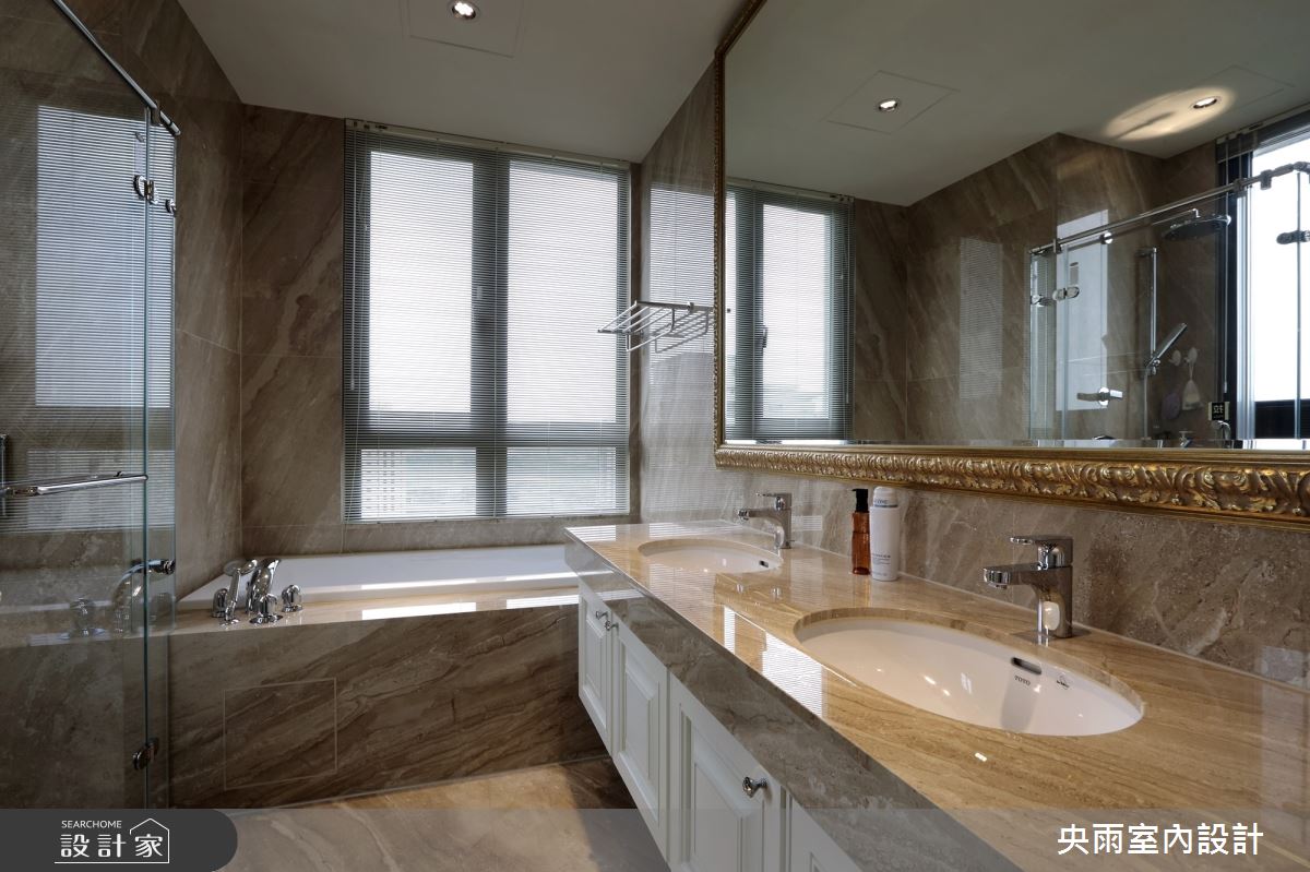 80坪＿美式風格浴室案例圖片＿央雨室內設計＿央雨_匯豐大樓_美式風格之11