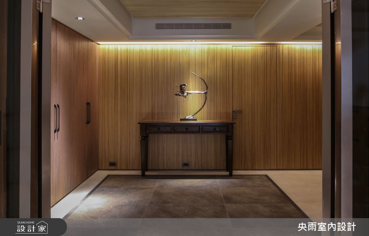 150坪中古屋(5~15年)＿美式風格玄關案例圖片＿央雨室內設計＿央雨_台中獨立森林_美式風格之1