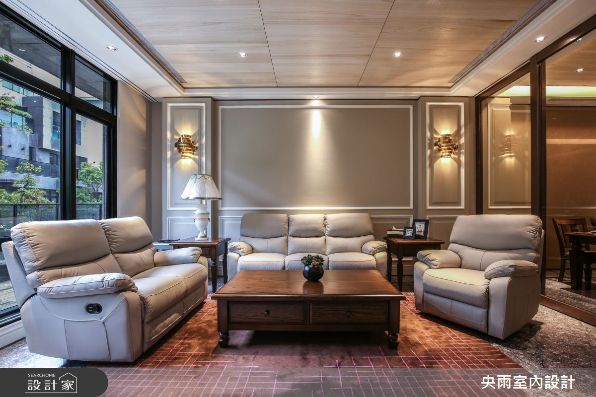 150坪中古屋(5~15年)＿美式風格客廳案例圖片＿央雨室內設計＿央雨_台中獨立森林_美式風格之3