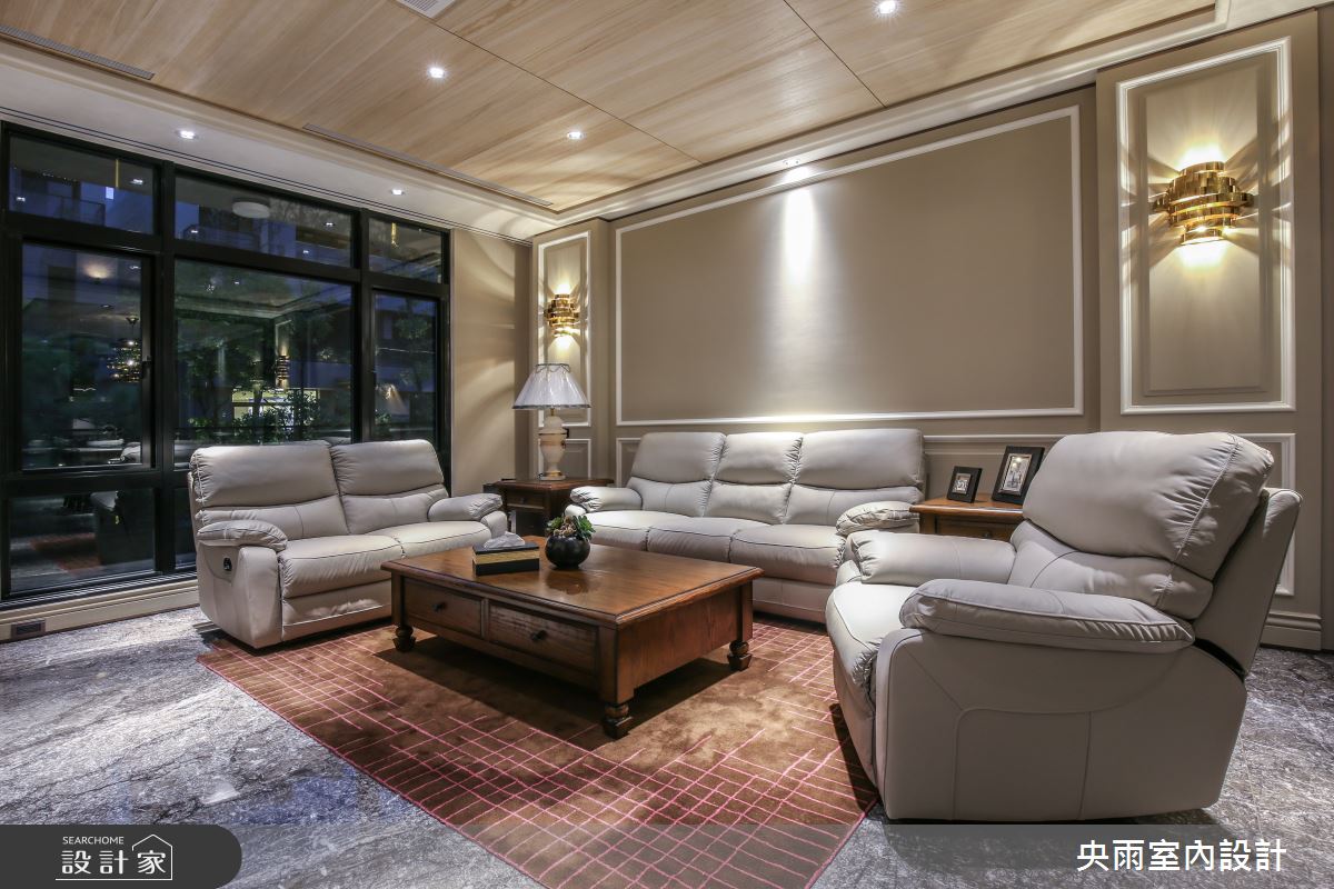 150坪中古屋(5~15年)＿美式風格客廳案例圖片＿央雨室內設計＿央雨_台中獨立森林_美式風格之4