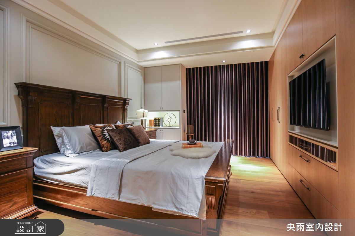 150坪中古屋(5~15年)＿美式風格臥室案例圖片＿央雨室內設計＿央雨_台中獨立森林_美式風格之13