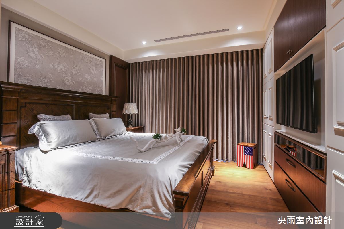 150坪中古屋(5~15年)＿美式風格臥室案例圖片＿央雨室內設計＿央雨_台中獨立森林_美式風格之20