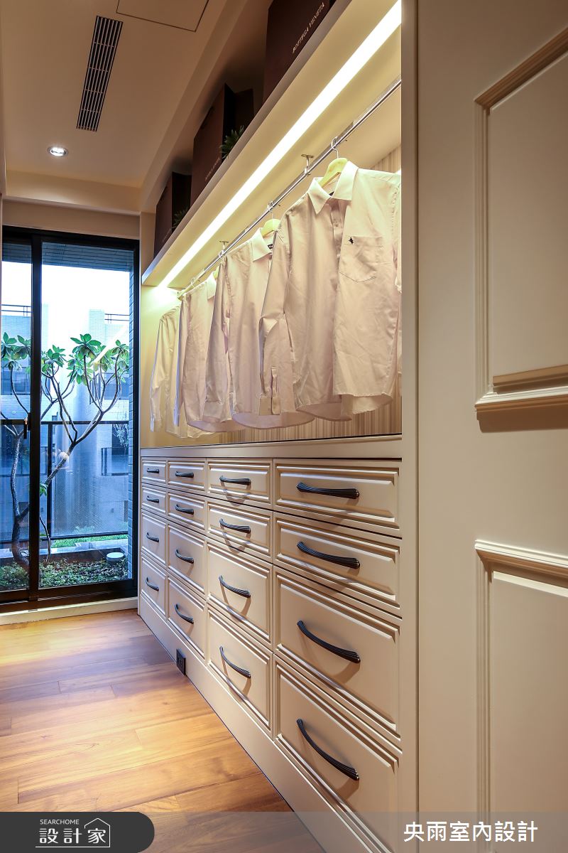 150坪中古屋(5~15年)＿美式風格更衣間案例圖片＿央雨室內設計＿央雨_台中獨立森林_美式風格之24