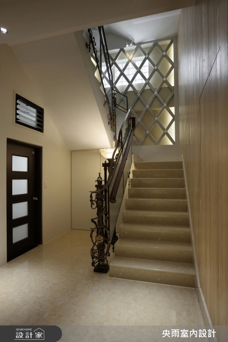 80坪＿人文風格樓梯案例圖片＿央雨室內設計＿央雨_竹南自地自建_人文風格之5