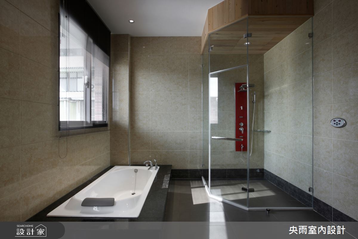 80坪＿人文風格浴室案例圖片＿央雨室內設計＿央雨_竹南自地自建_人文風格之8