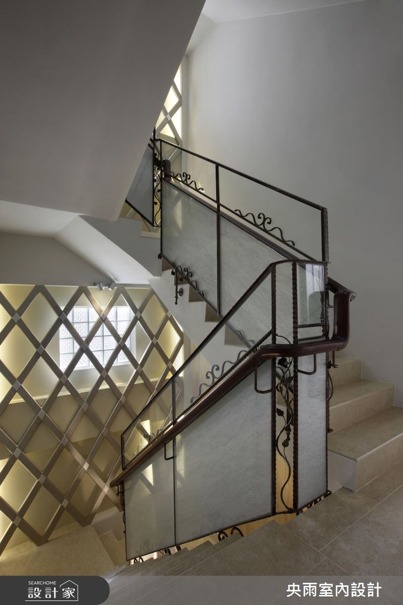80坪＿人文風格樓梯案例圖片＿央雨室內設計＿央雨_竹南自地自建_人文風格之11