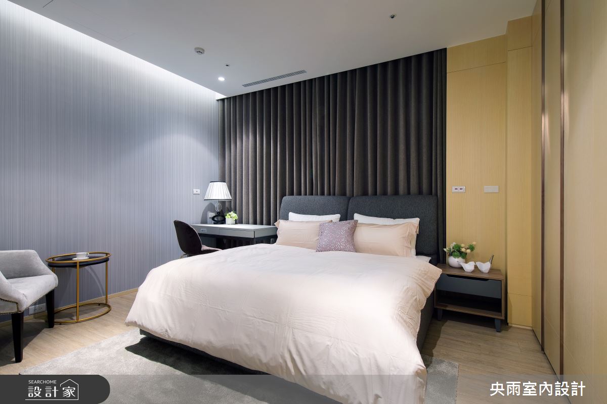 60坪新成屋(5年以下)＿輕奢華風格客房案例圖片＿央雨室內設計＿央雨_台中_寶輝秋紅谷_輕奢華風格之17